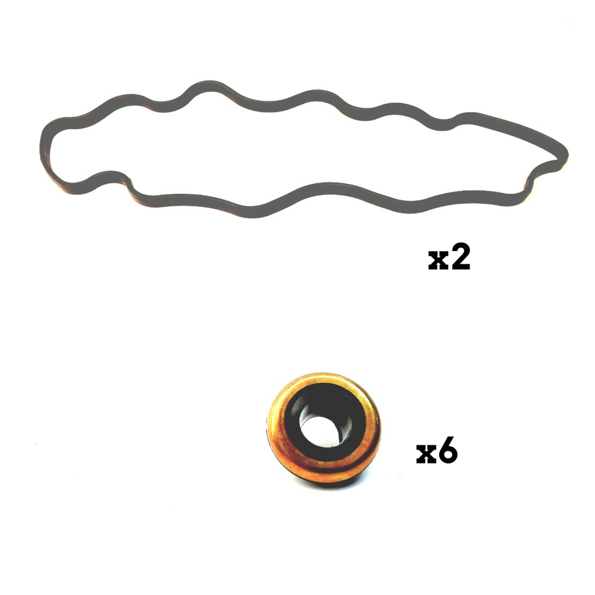 Six Star Valve Cover Kit (2 gaskets 6 grommets) EJ22 19901998